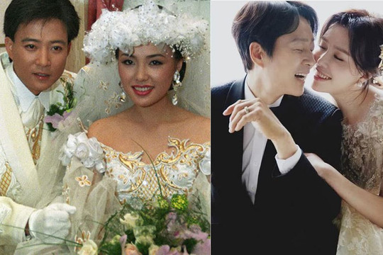 'San Hiếc' của “Mối tình đầu” bất ngờ tung ảnh cưới kỷ niệm 28 năm kết hôn với Ha Hee Ra, nhan sắc tuổi U60 của 'cặp đôi vàng' Kbiz gây sốc