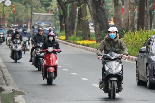 Thời tiết tại Bắc Bộ và Nam Bộ trái ngược nhau trong 6 ngày Tết