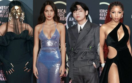 Dàn sao hạng A hot nhất thế giới quy tụ trên thảm đỏ AMA 2021