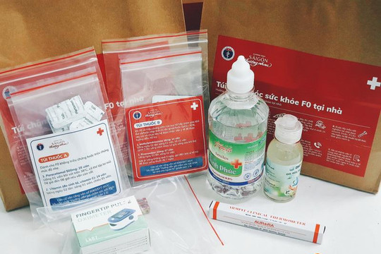 TP. Hồ Chí Minh hướng dẫn sử dụng gói thuốc cho F0 cách ly tại nhà