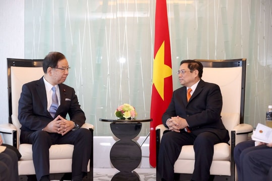 Thủ tướng Phạm Minh Chính tiếp lãnh đạo Đảng Cộng sản Nhật Bản
