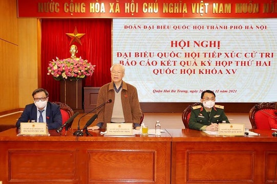 Tổng Bí thư: Chính quyền và nhân dân Hà Nội tuyệt đối không được chủ quan với dịch COVID-19
