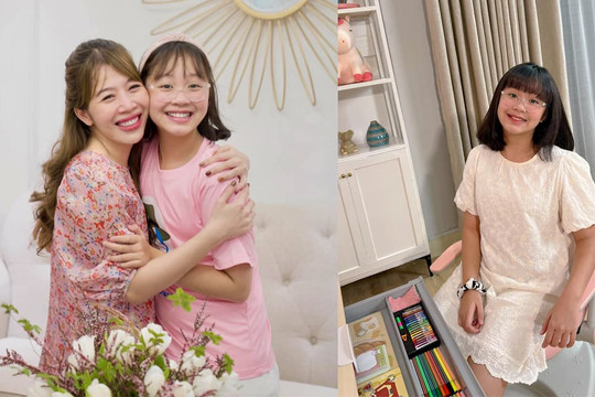 Con gái 10 tuổi của MC Diệp Chi lớn phổng phao, thừa hưởng nụ cười rạng rỡ của mẹ