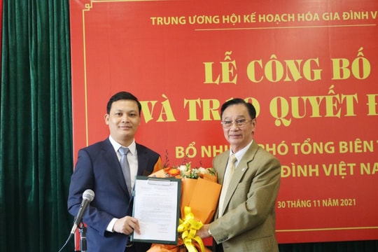 Bổ nhiệm Phó Tổng Biên tập Tạp chí Gia đình Việt Nam