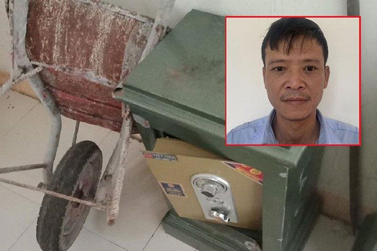 Nghệ An: Dùng xe cút kít đi trộm két sắt nhà hàng xóm