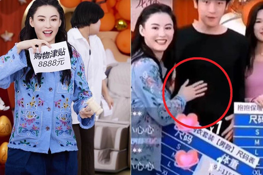 Trương Bá Chi livestream bán hàng để nuôi con, nhan sắc tuổi 41 đẹp như mơ nhưng hành động 'đụng chạm' trai trẻ trên sóng gây tranh cãi