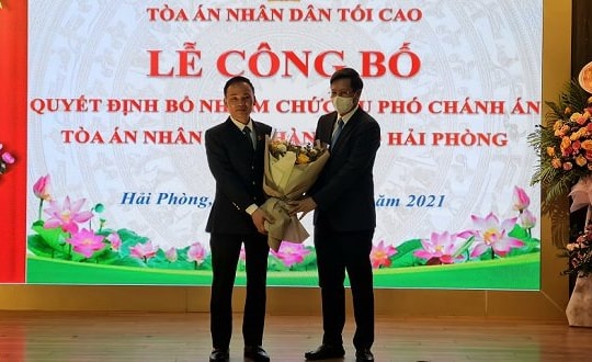 Bổ nhiệm Phó Chánh án TAND TP. Hải Phòng