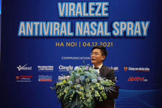 Họp báo ra mắt bình xịt mũi kháng virus Viraleze