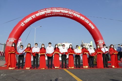 TPHCM chính thức thông xe Nhánh 1 cầu Bưng