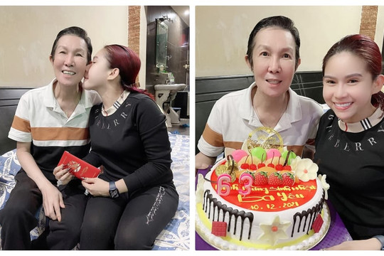 Bình Tinh mừng sinh nhật ba nuôi Vũ Linh, nhan sắc 'Ông hoàng cải lương Hồ quảng' ở thì hiện tại gây chú ý