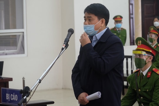 Bị cáo Nguyễn Đức Chung mong HĐXX xem xét thấu tình đạt lý