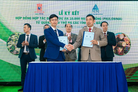 Sơn Đại Việt (DVG) và TCTC ký kết hợp tác đầu tư trồng 10000ha cây Hông tại Quảng Bình
