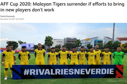 Tuyển Malaysia có nguy cơ rút lui khỏi AFF Cup trước trận gặp Việt Nam

