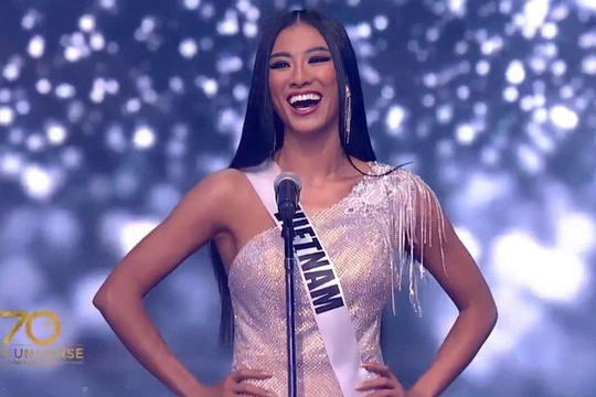 Kim Duyên tranh tài cùng 79 thí sinh khác trong đêm bán kết Miss Universe 2021