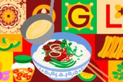 Google tung biểu tượng tôn vinh Ngày Phở Việt Nam