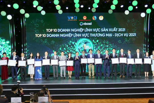 Vinamilk được vinh danh trong top 10 doanh nghiệp phát triển bền vững nhất Việt Nam lần thứ 6 liên tiếp