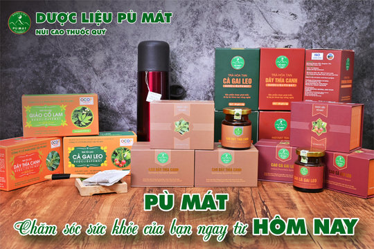 Trà hòa tan dây thìa canh Pù Mát – một sản phẩm tiêu biểu của huyện Con Cuông
