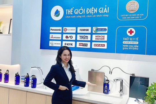 Máy lọc nước ion kiềm thời trang Ionfarms khuyến mãi lớn tại Thế Giới Điện Giải