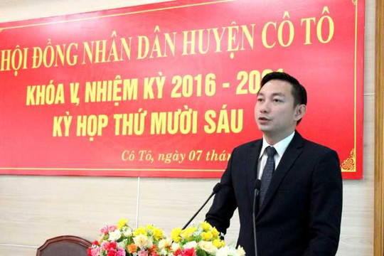 Khai trừ Đảng Bí thư Huyện ủy Cô Tô Lê Hùng Sơn