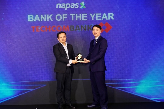 Napas: Techcombank là Ngân hàng xuất sắc năm 2021