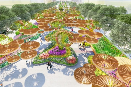 Đường hoa Nguyễn Huệ 2022: Tri ân đồng bào cả nước và lực lượng tuyến đầu