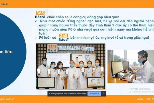 Ra mắt Chương trình hỗ trợ tư vấn y tế miễn phí dành cho F0 điều trị tại nhà 