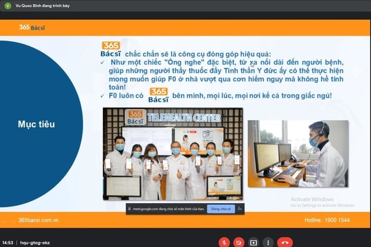 Ra mắt Chương trình hỗ trợ tư vấn y tế miễn phí dành cho F0 điều trị tại nhà 