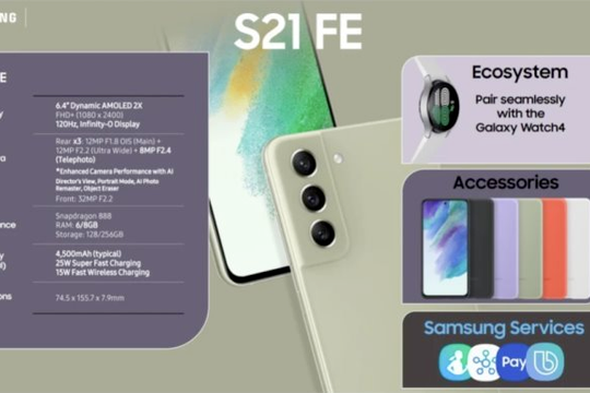 Samsung Galaxy S21 FE 5G lộ toàn bộ cấu hình