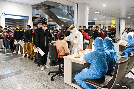 Hà Nội quy định biện pháp phòng chống dịch đối với người nhập cảnh