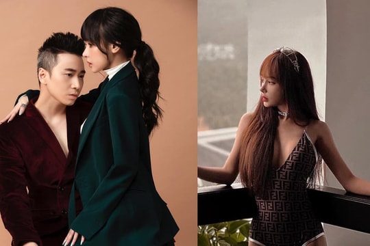 Giữa nghi vấn quay lại với Karik, hot girl Bella tung ảnh gợi cảm kèm lời nhắn: 'Sẽ bên anh 9 kiếp'