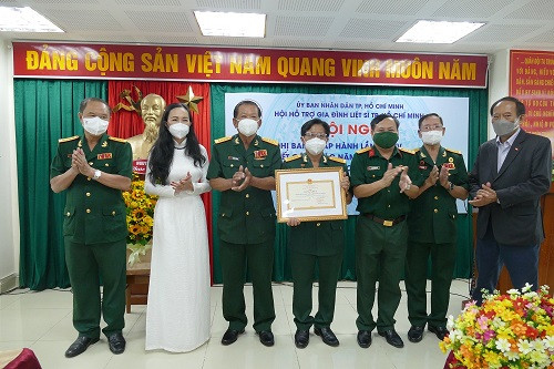 Hội Hỗ trợ gia đình liệt sĩ TPHCM tổ chức Hội nghị tổng kết năm 2021