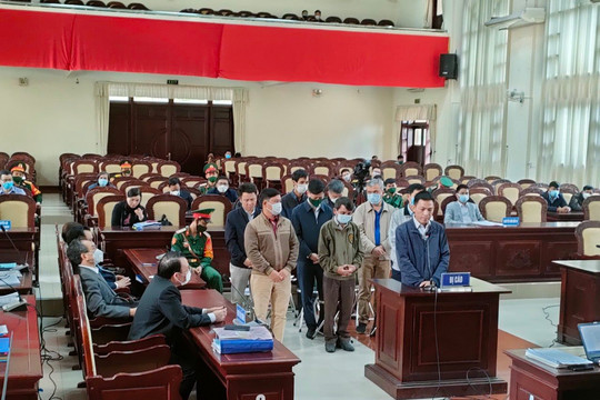 TAQS Quân khu 5 tuyên án 9 bị cáo vụ cao tốc Đà Nẵng - Quảng Ngãi