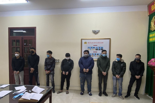17 đối tượng trong đường dây đánh bạc do Phan Sào Nam cầm đầu bị khởi tố