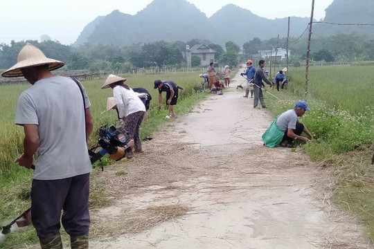 Tân Lạc – Hòa Bình huy động mọi nguồn lực tập trung xây dựng nông thôn mới
