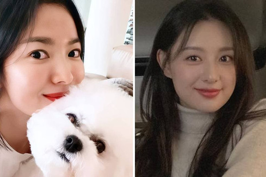 Màn đọ sắc của hai mỹ nhân 'Hậu duệ của mặt trời' dịp cuối năm: Song Hye Kyo 'chặt đẹp' đàn em Kim Ji Won