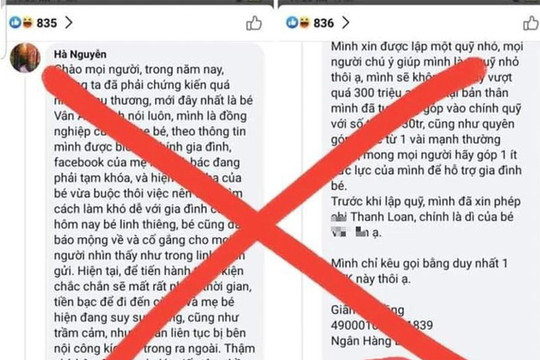 Cảnh báo lừa đảo kêu gọi quyên góp cho bé 8 tuổi bị bạo hành tử vong