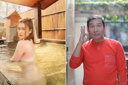 Diễn viên Hương Giang đăng ảnh 'tắm tiên', nghệ sĩ Quang Thắng bình luận gây chú ý