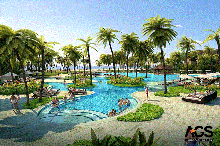 AGS Landscape giới thiệu xu hướng thiết kế cảnh quan resort hot nhất hiện nay