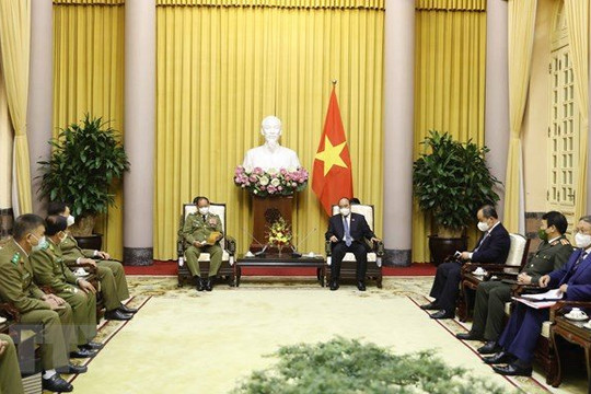 Chủ tịch nước: Không để Việt Nam, Lào trở thành nước trung chuyển ma túy