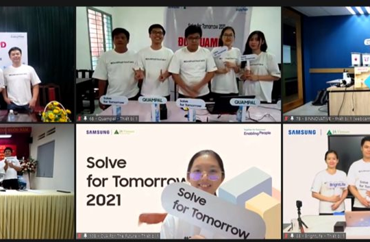 Học sinh Đồng Tháp giành giải nhất cuộc thi Solve for Tomorrow 2021