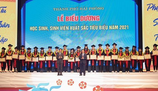Hải Phòng: Biểu dương 157 học sinh, sinh viên xuất sắc tiêu biểu