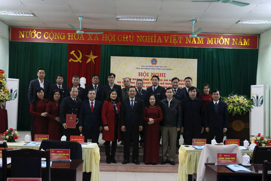 TAND tỉnh Cao Bằng tổ chức hội nghị công tác năm 2022