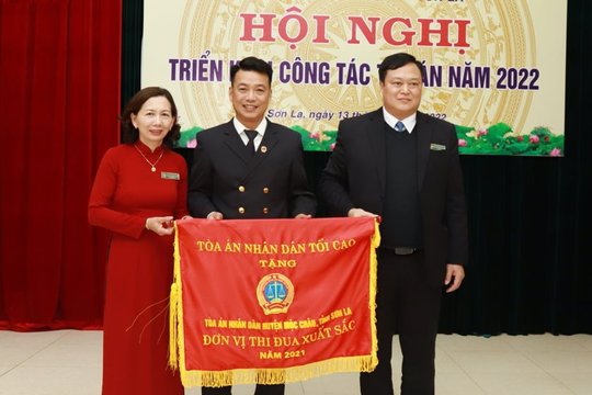 TAND hai cấp tỉnh Sơn La tổ chức Hội nghị triển khai công tác Tòa án năm 2022