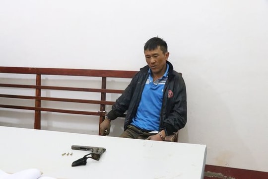 Bắt giữ đối tượng trốn truy nã ẩn nấp trên nương rẫy