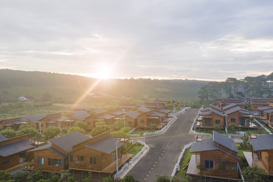 Khu nghỉ dưỡng đẹp tựa xứ Hàn ở Bảo Lâm hút khách du lịch Tết