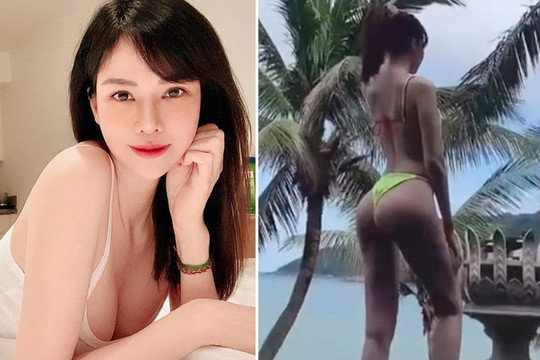 Con dâu tỷ phú Hoàng Kiều lộ body thật qua hình ảnh 'chất lượng thấp', dân tình 'mất tập trung' khi soi đến vòng ba