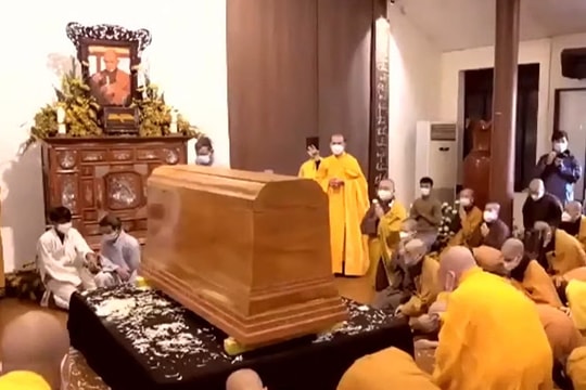 Lễ tâm tang của thiền sư Thích Nhất Hạnh