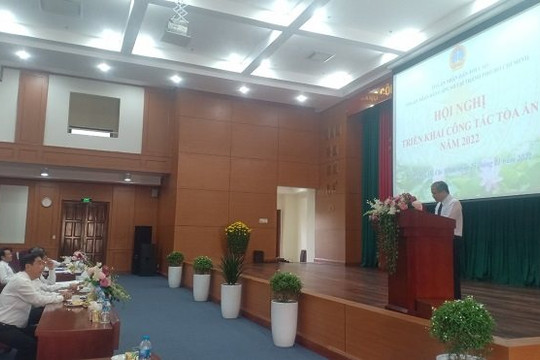 TAND cấp cao tại TP HCM triển khai công tác năm 2022