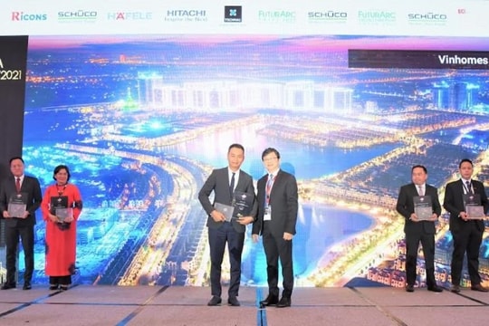 Vinhomes được vinh danh chủ đầu tư bất động sản hàng đầu Việt Nam tại BCI Asia Awards
