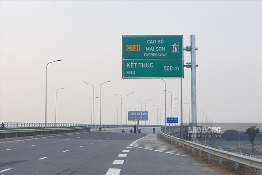Hoãn thời gian thông xe cao tốc Cao Bồ - Mai Sơn
